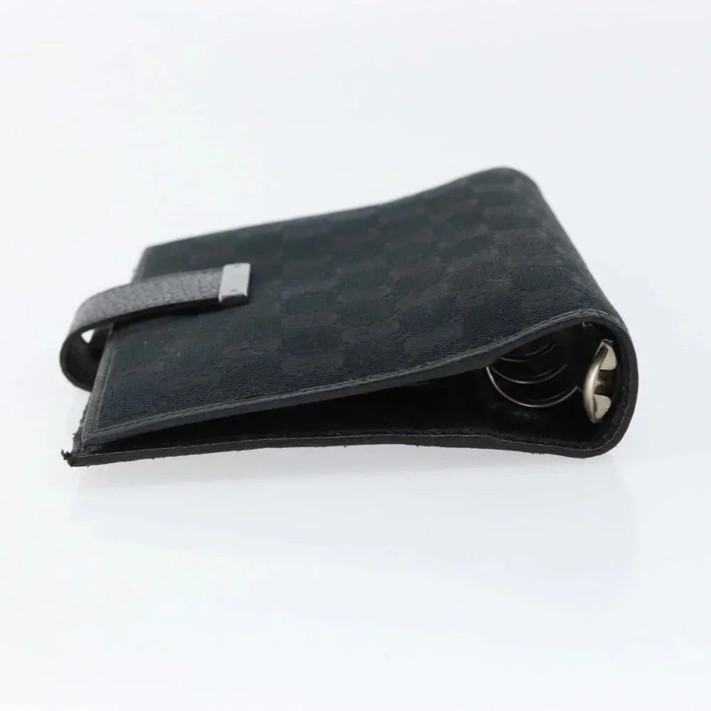 GUCCI GG Canvas Agenda Day Planner Cover Black